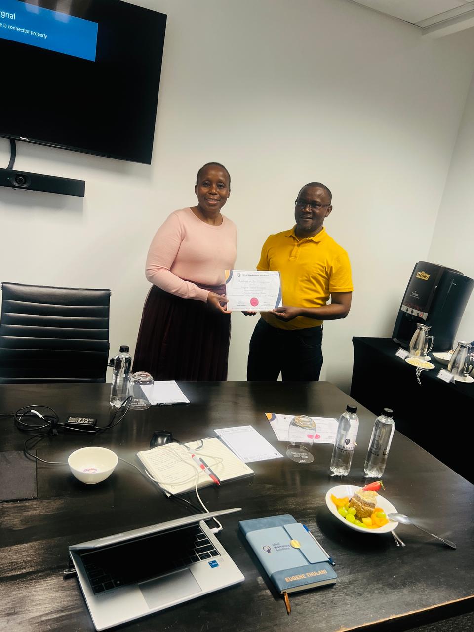 Professional training testimonial photo