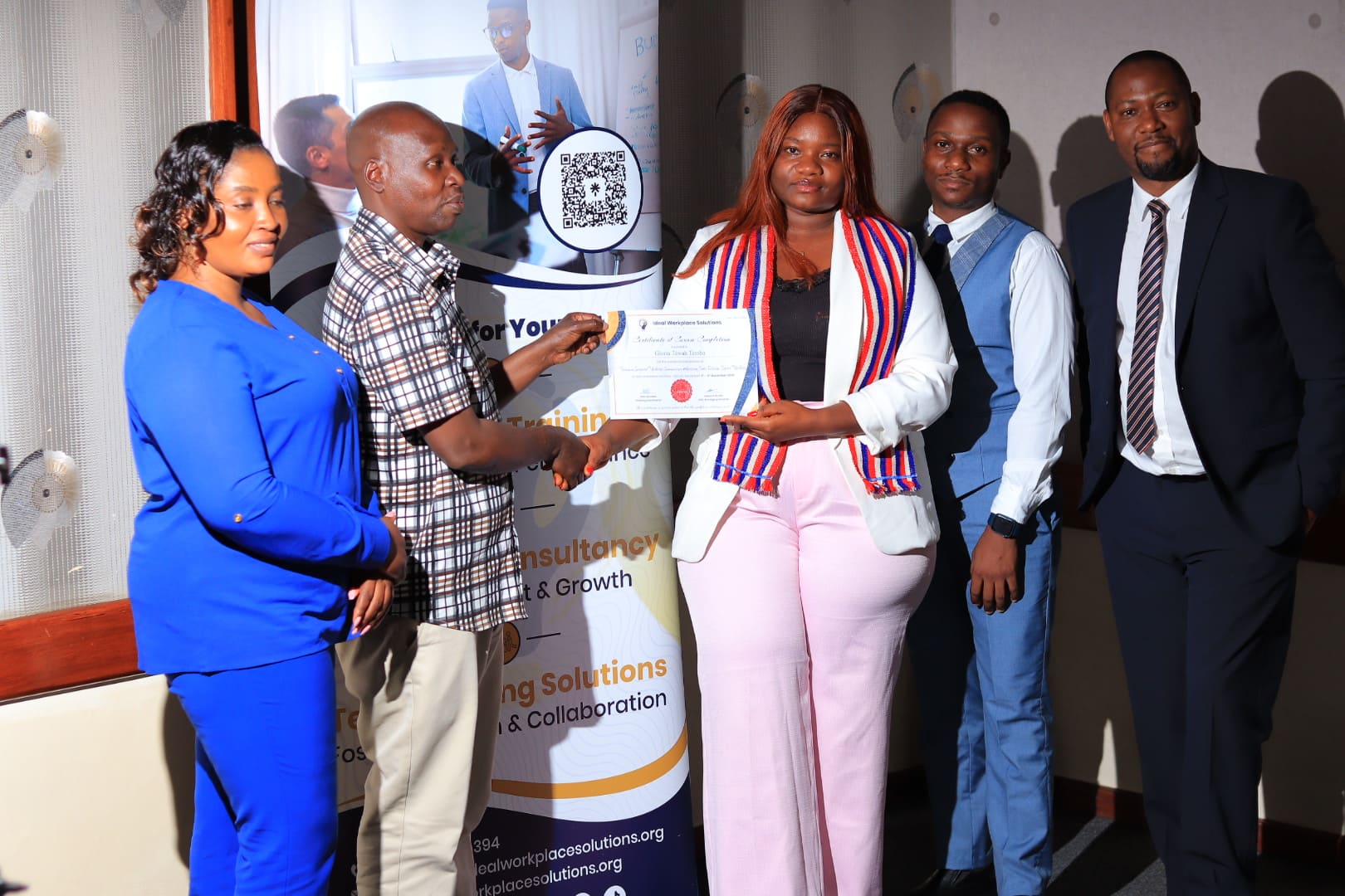 Professional training testimonial photo