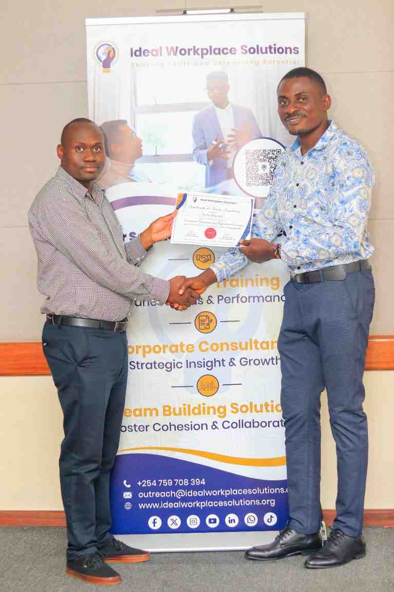 Professional training testimonial photo